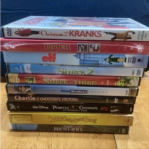 622. BUNDLE OF 10 DVDS